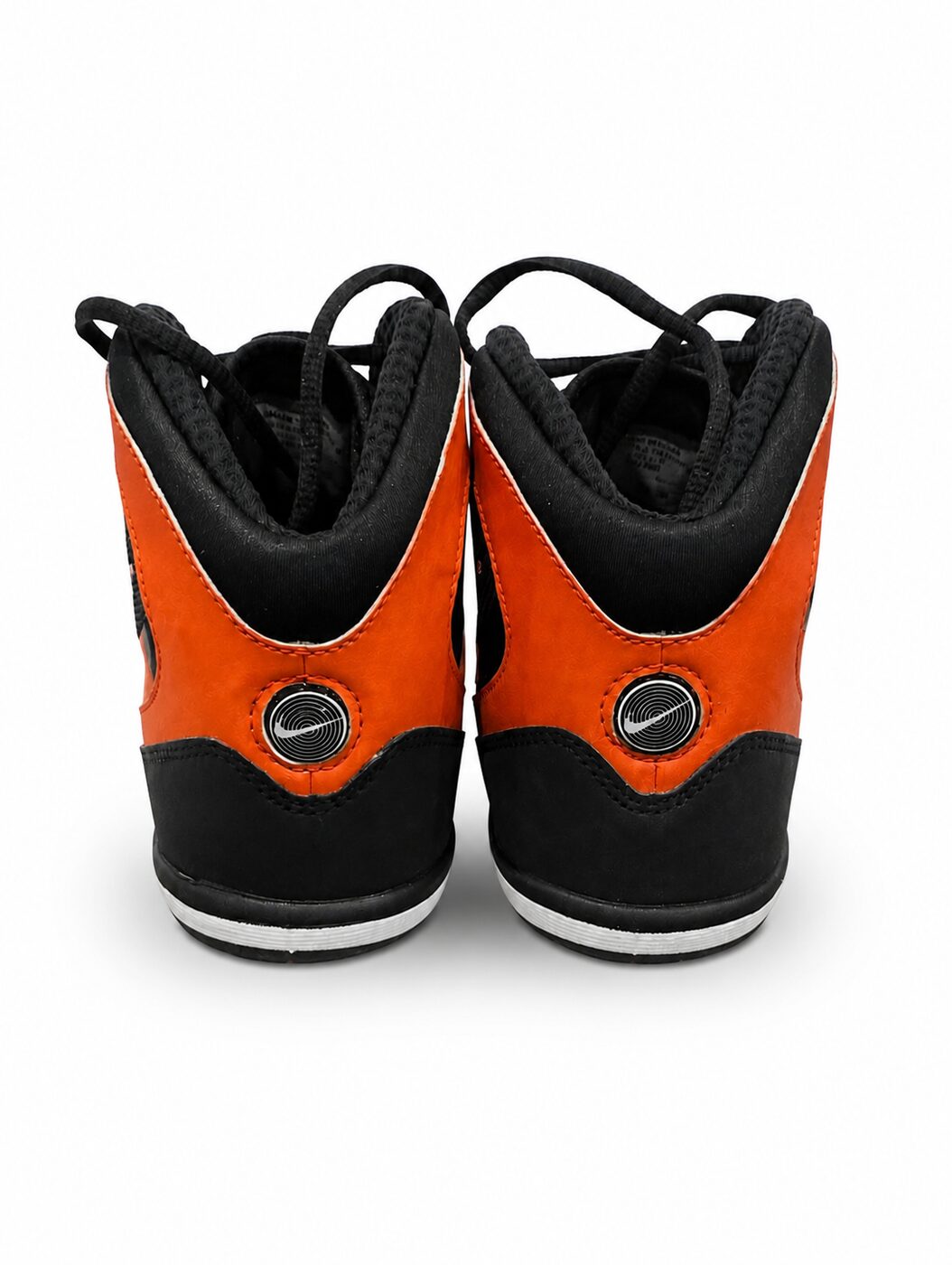 Custom Nike Freek Wrestling Shoes in Orange, view 4