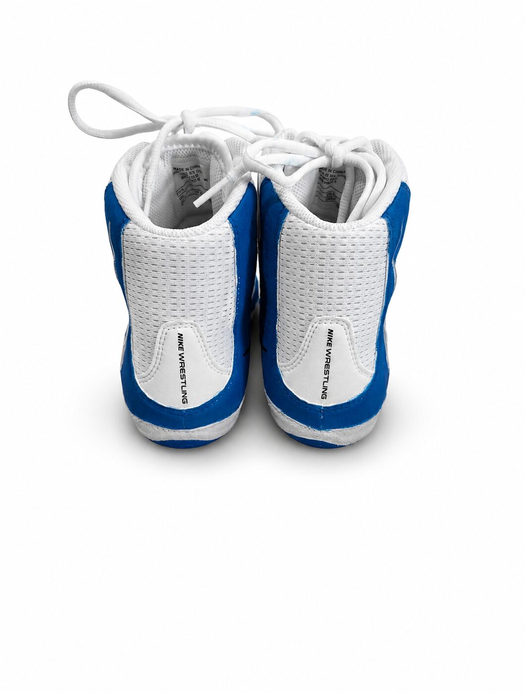Custom Nike Inflict 4 Wrestling Shoes in Blue, view 5