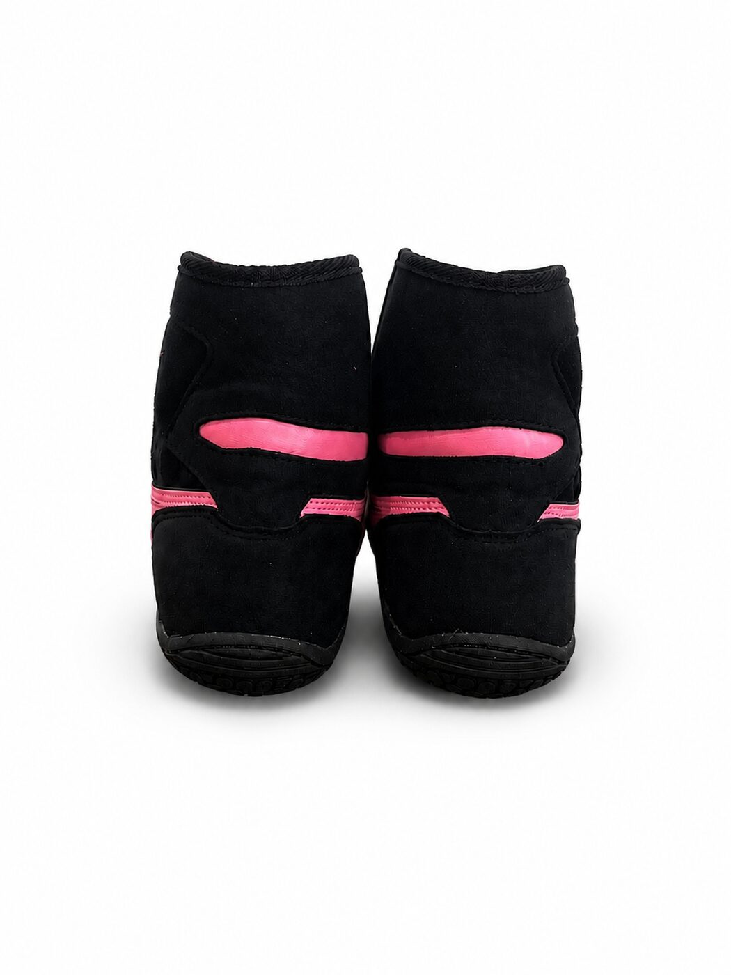 Custom Striped ASICS EX-EO Wrestling Shoes in Pink, view 3