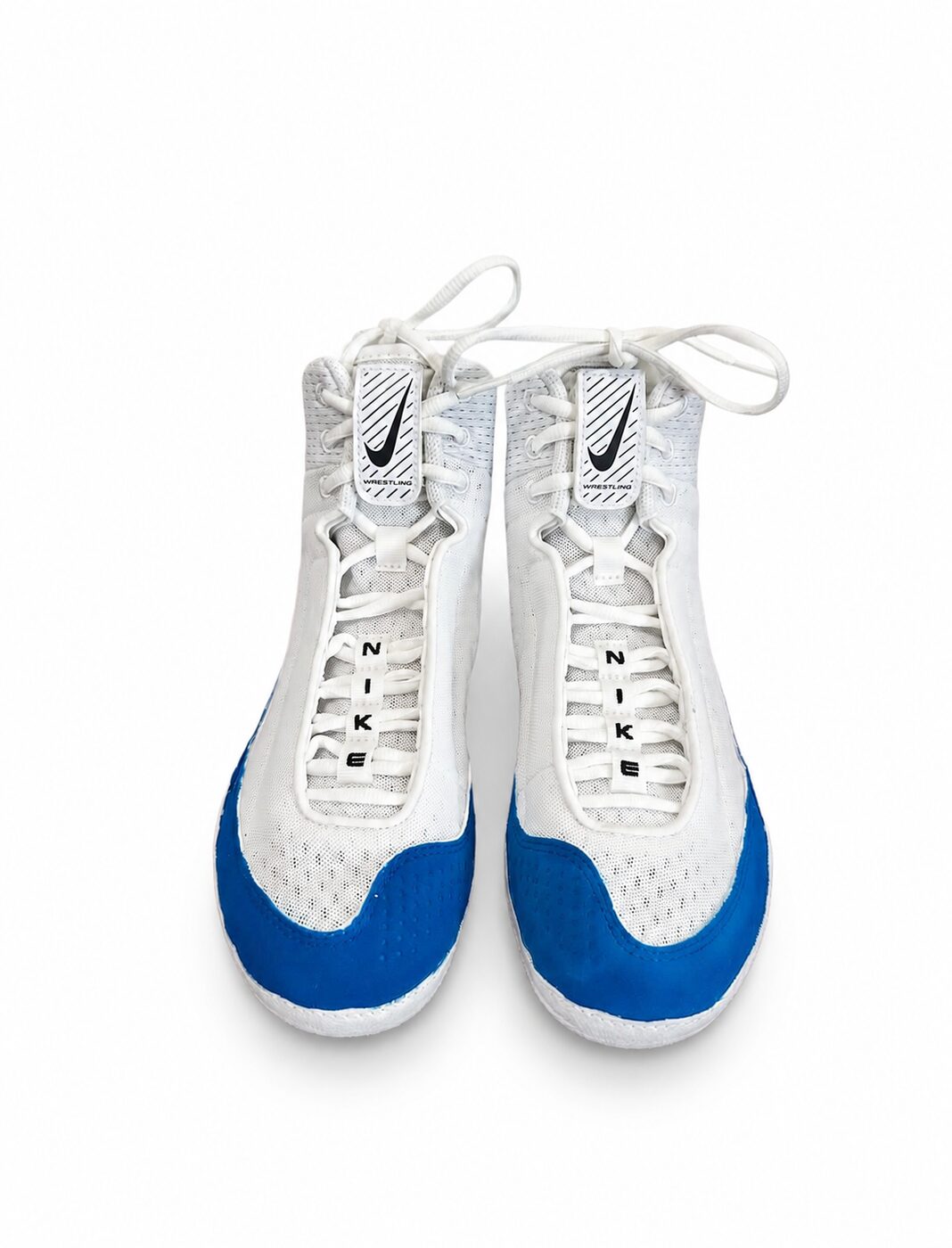Custom Nike Inflict 4 Wrestling Shoes in Blue, view 4