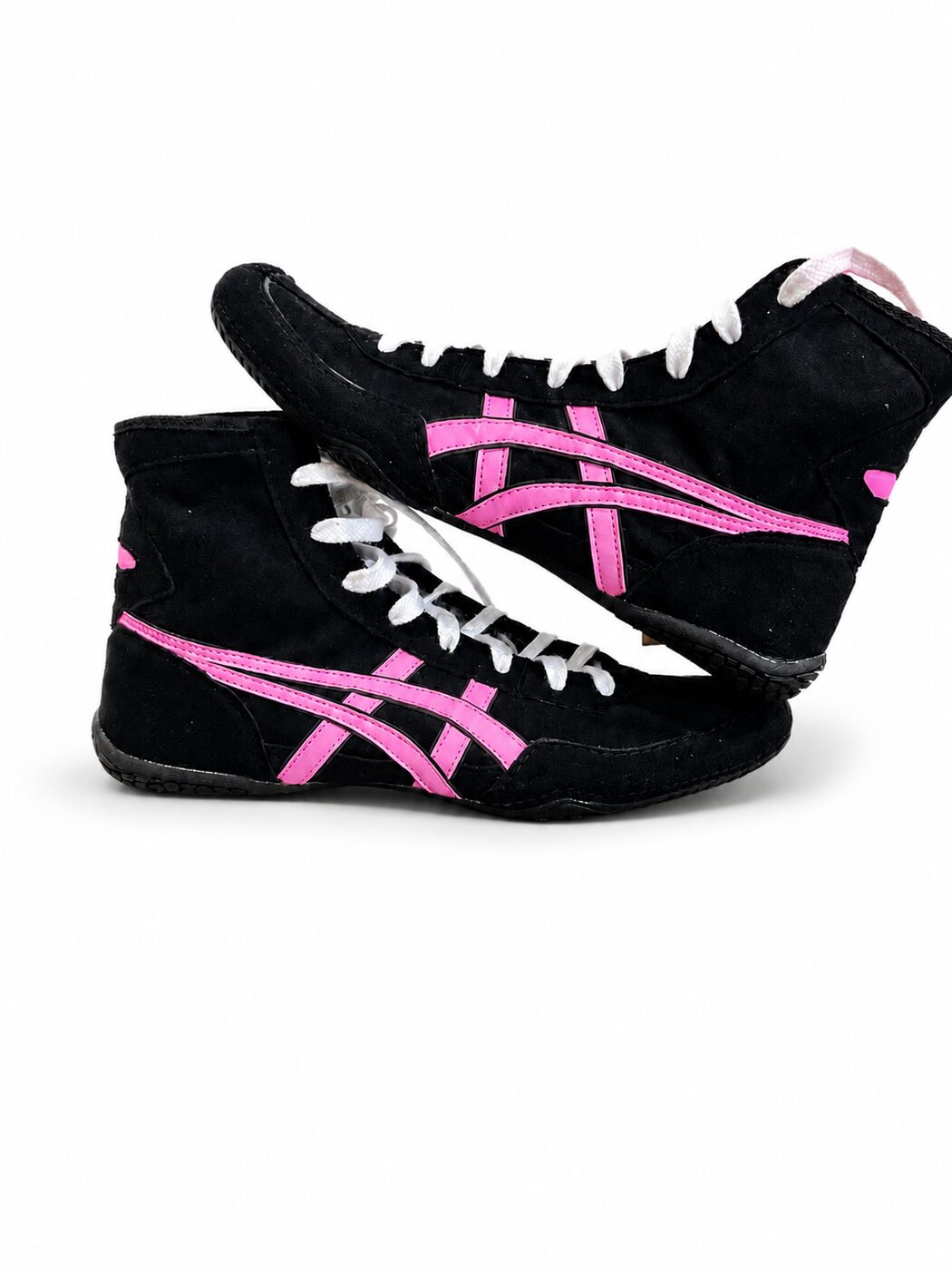 Custom Striped ASICS EX-EO Wrestling Shoes