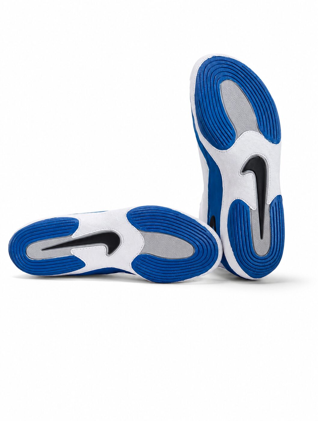Custom Nike Inflict 4 Wrestling Shoes in Blue, view 2