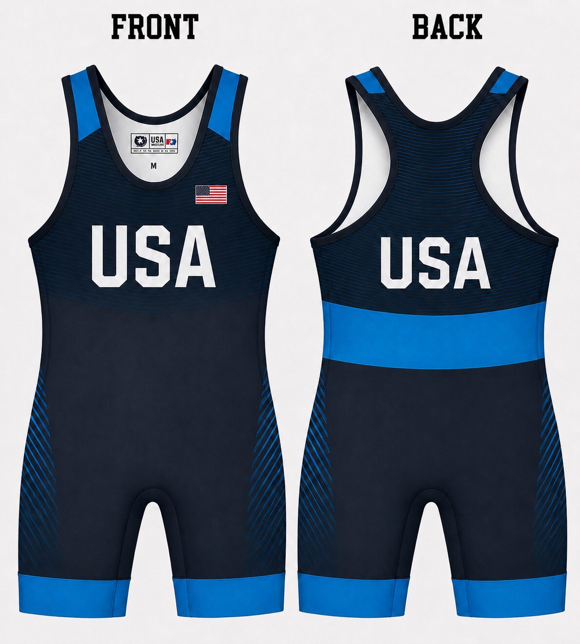 USA Midnight Wrestling Singlet