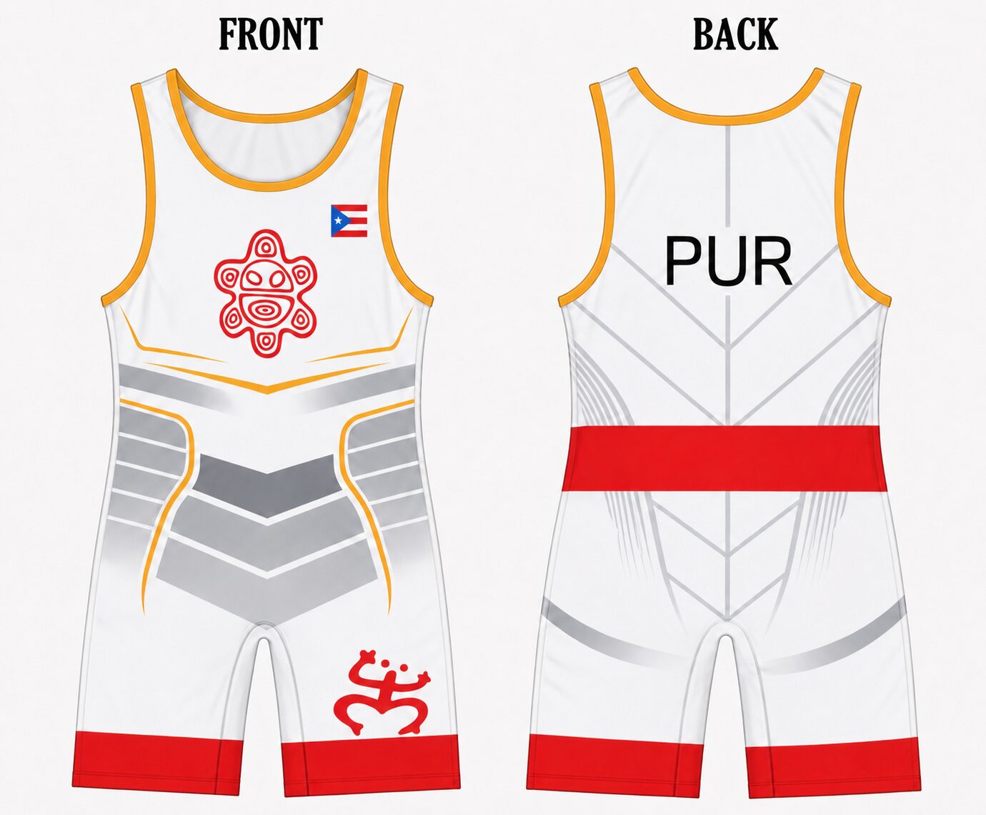 Puerto Rico Sol Wrestling Singlet