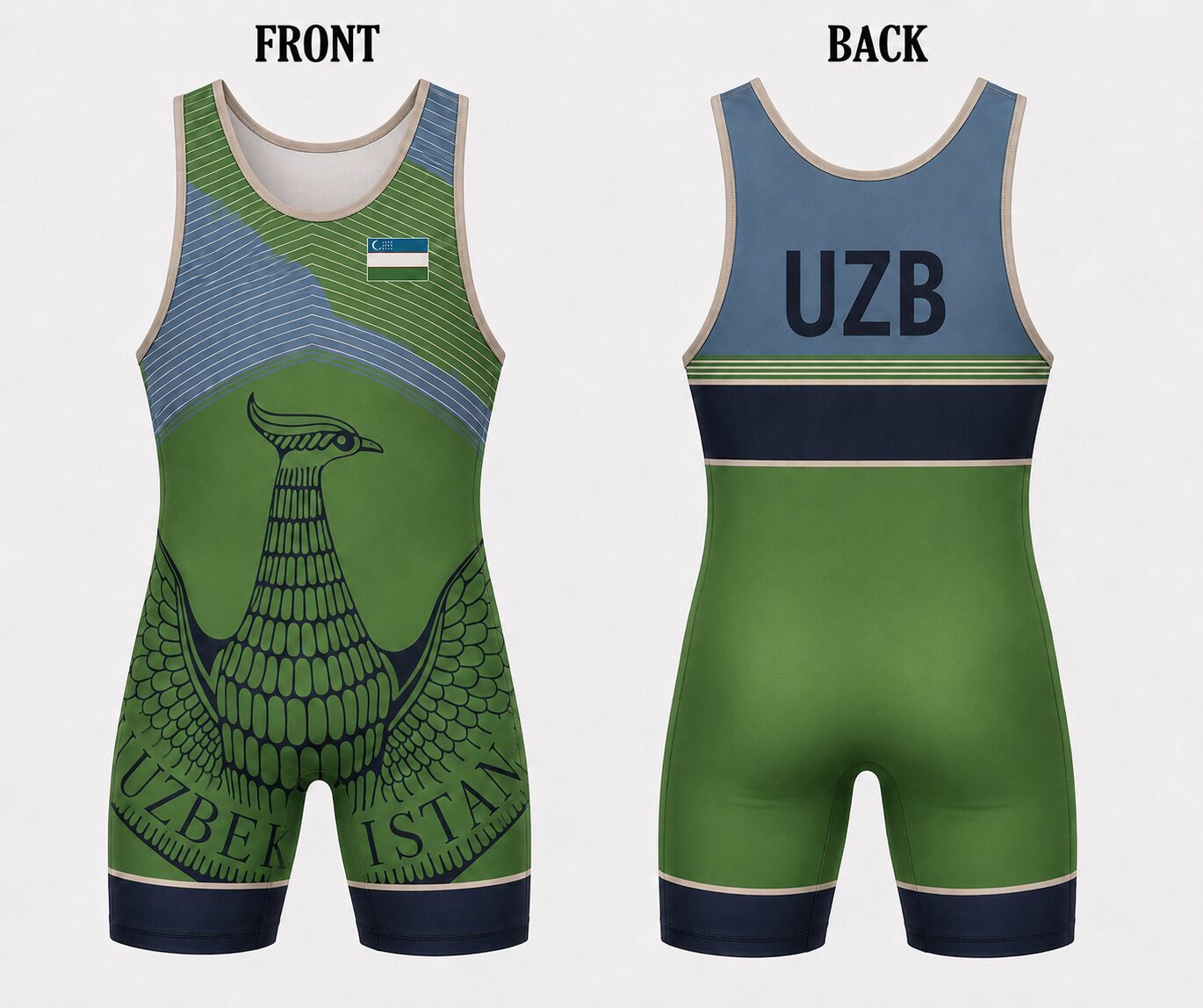 Uzbekistan Humo Wrestling Singlet