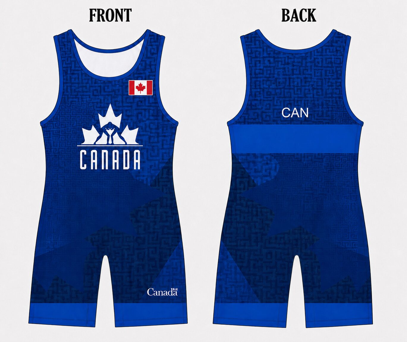 Canada True North Wrestling Singlet