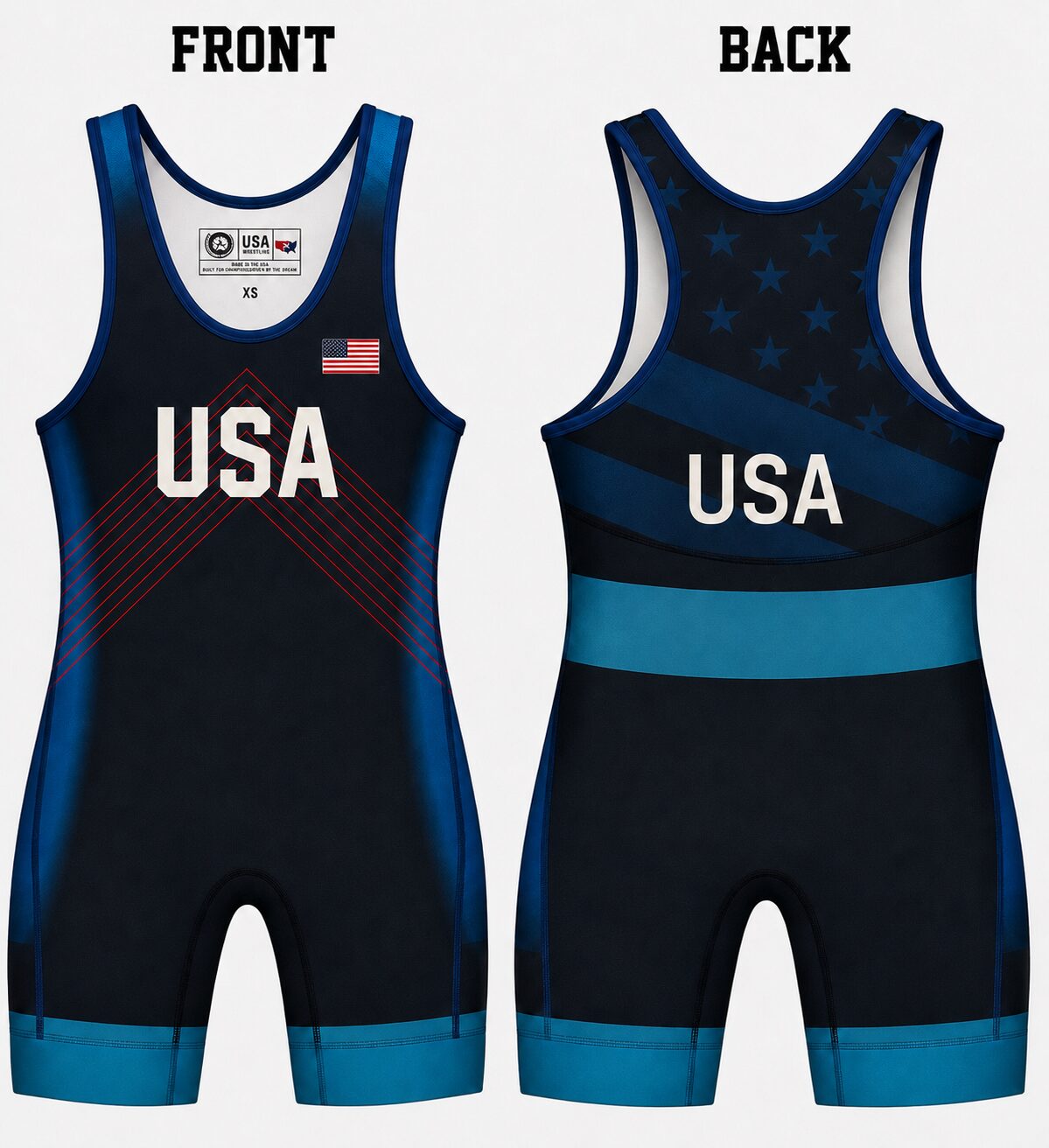 USA Apex Wrestling Singlet