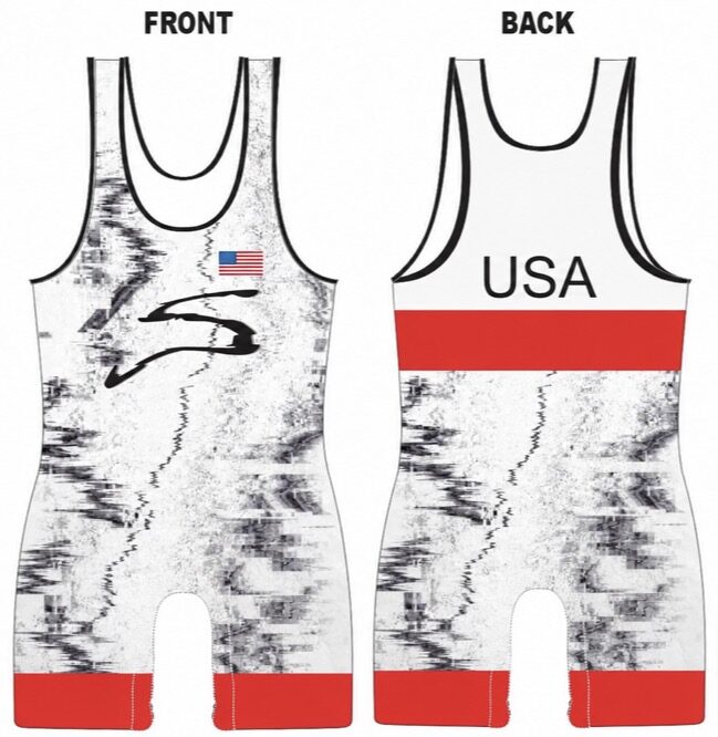Sunkist Kids Red Wrestling Singlet